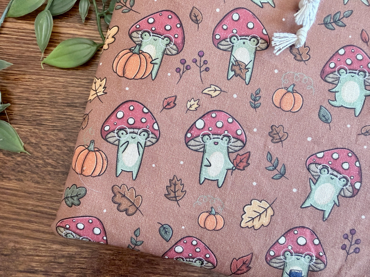 XL Mushroom Froggie Booksleeve (Own Design)