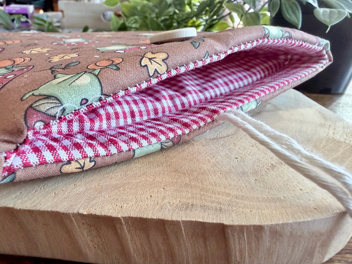 Housse de lecteur E-Reader Mushroom Froggie (design personnel)