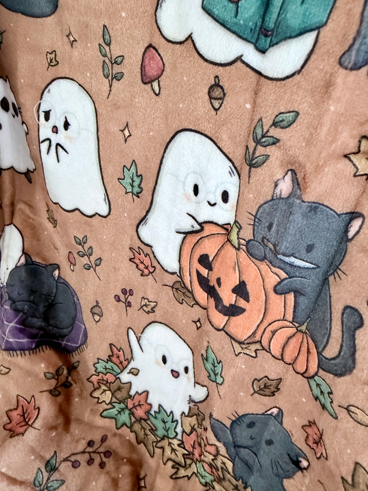 Ghost & Cat Decke (Large)