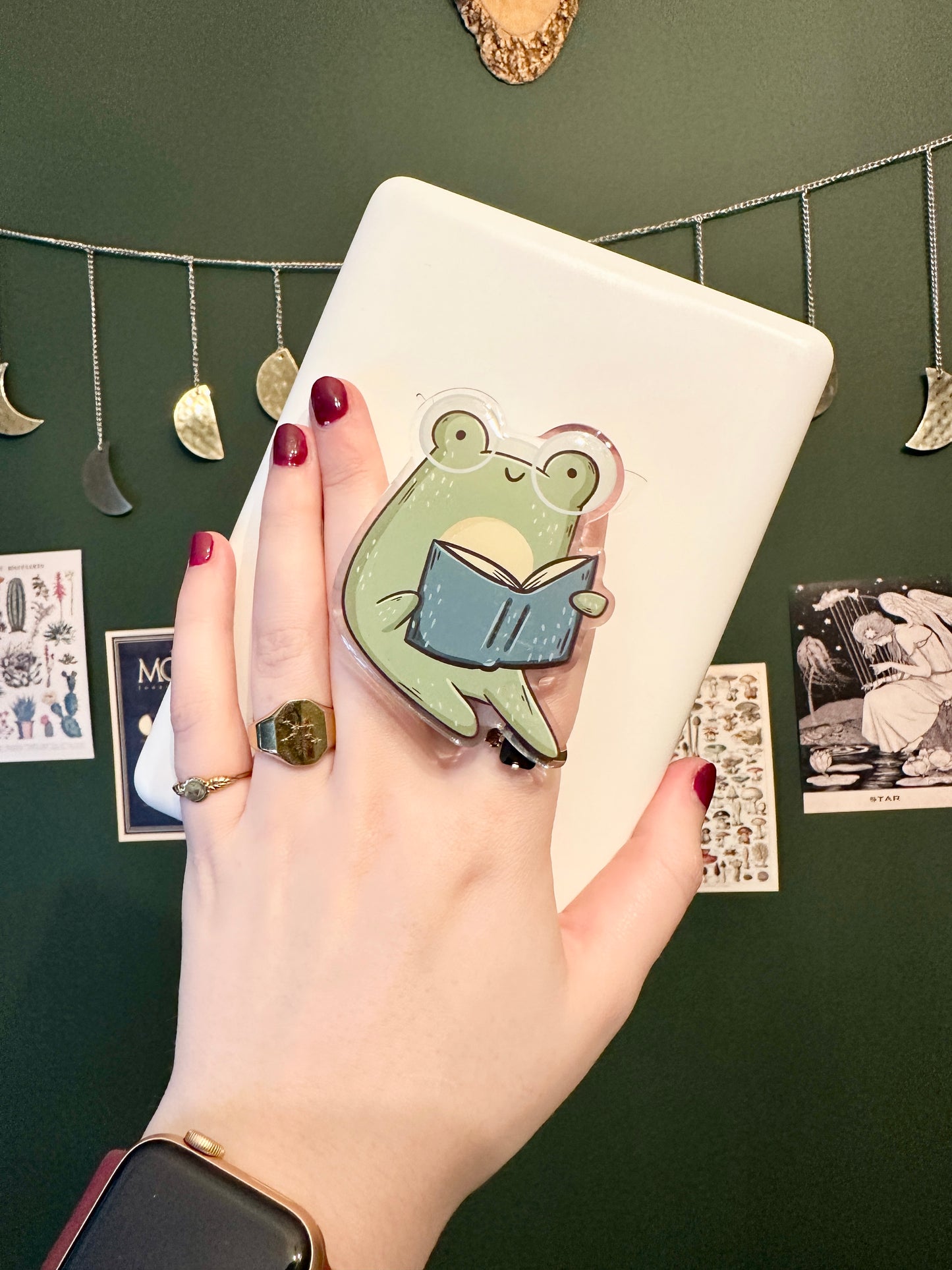 Froggie Reads E-Reader / Phone Grip