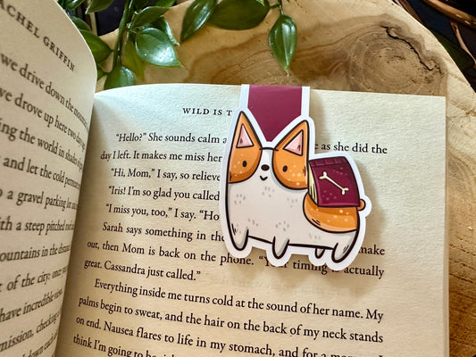 Corgi Magnetic Bookmark