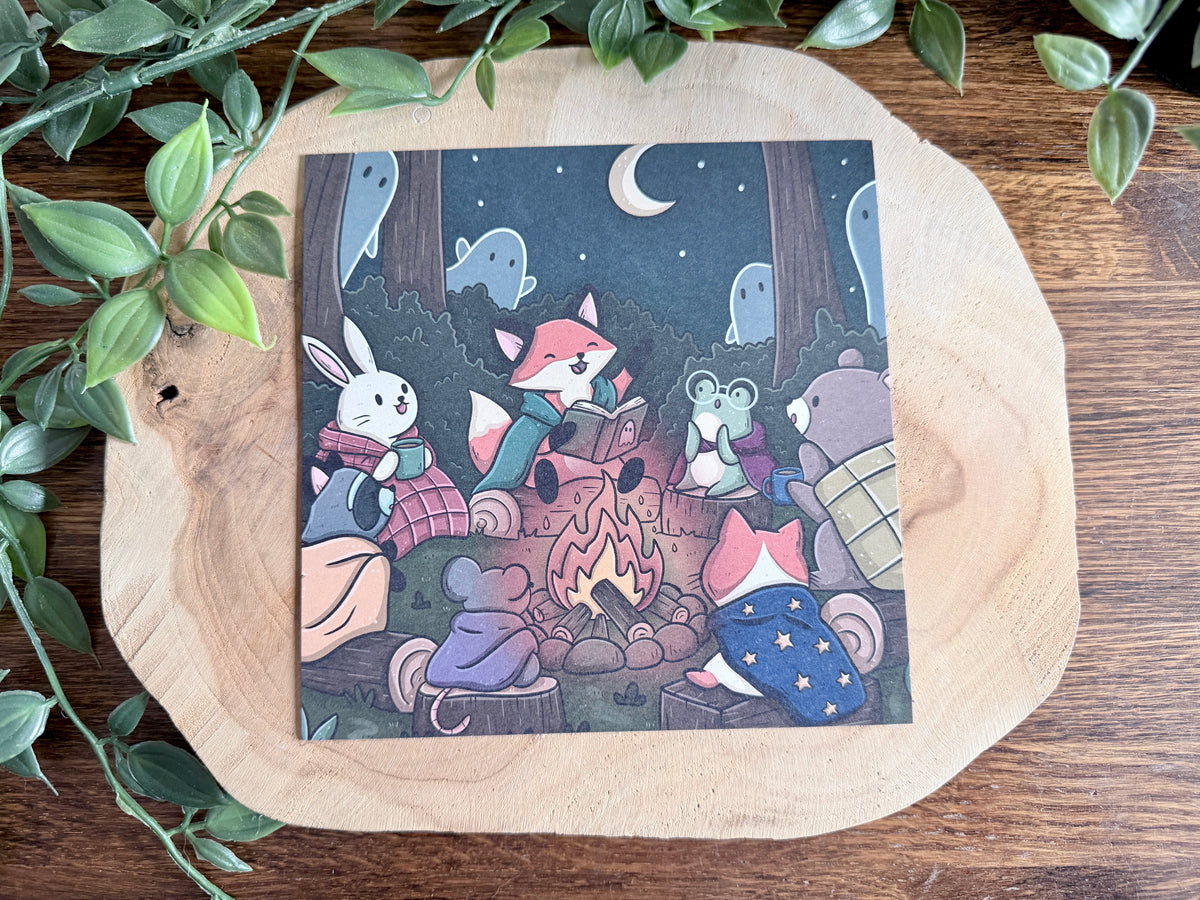 Spooky Stories Postcard