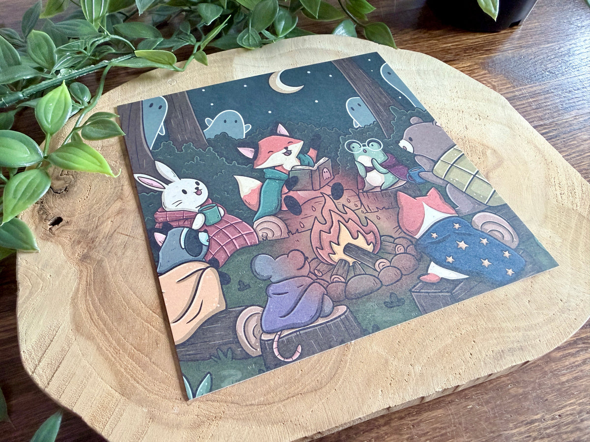 Spooky Stories Postcard