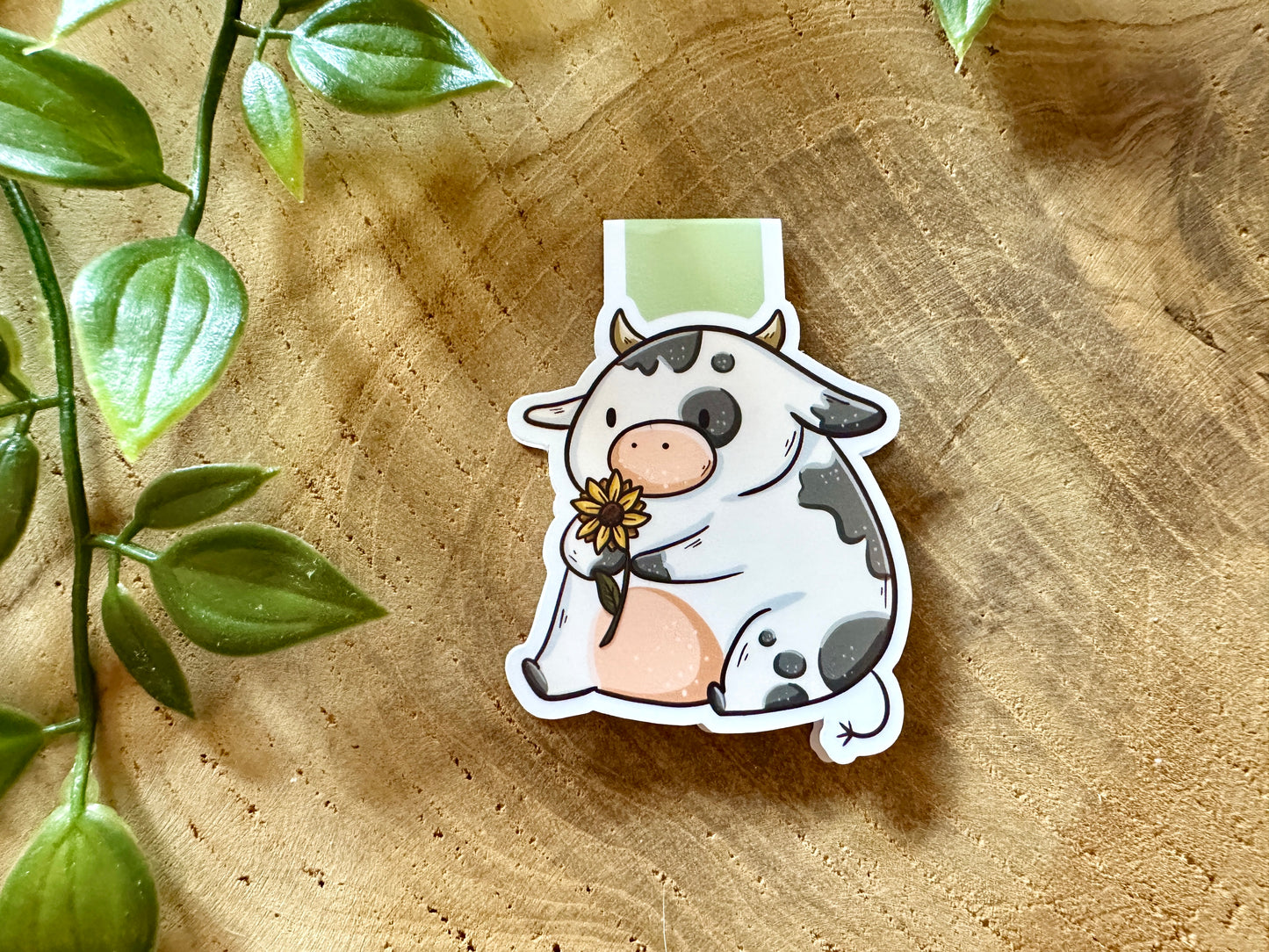 Cow Magnetic Bookmark