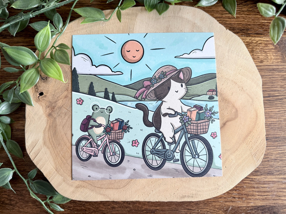 Bike Ride Postcard