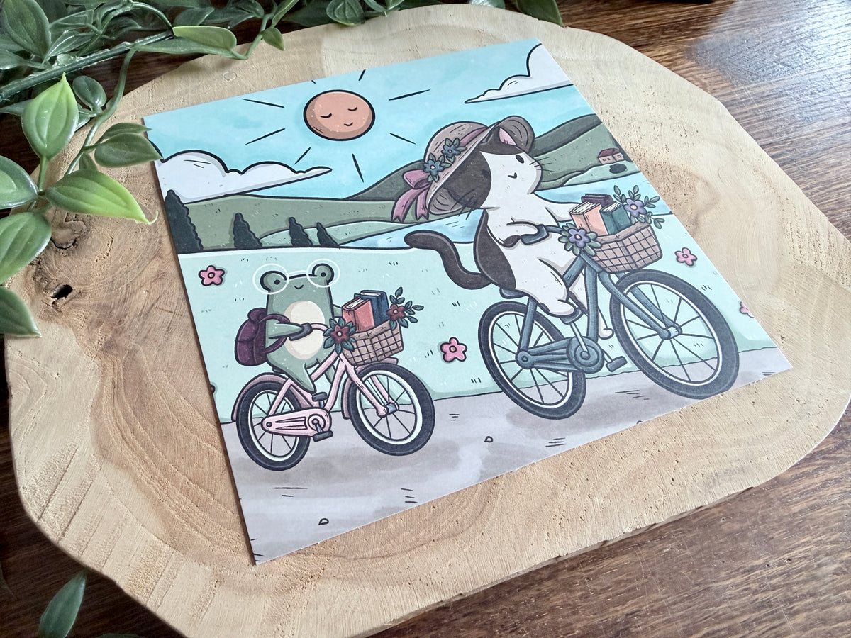 Bike Ride Postcard