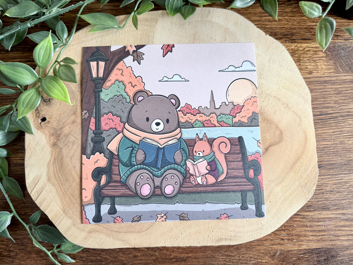 Carte postale : Cozy Park Read