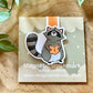 Marque-page magnétique de lecture Raccoon