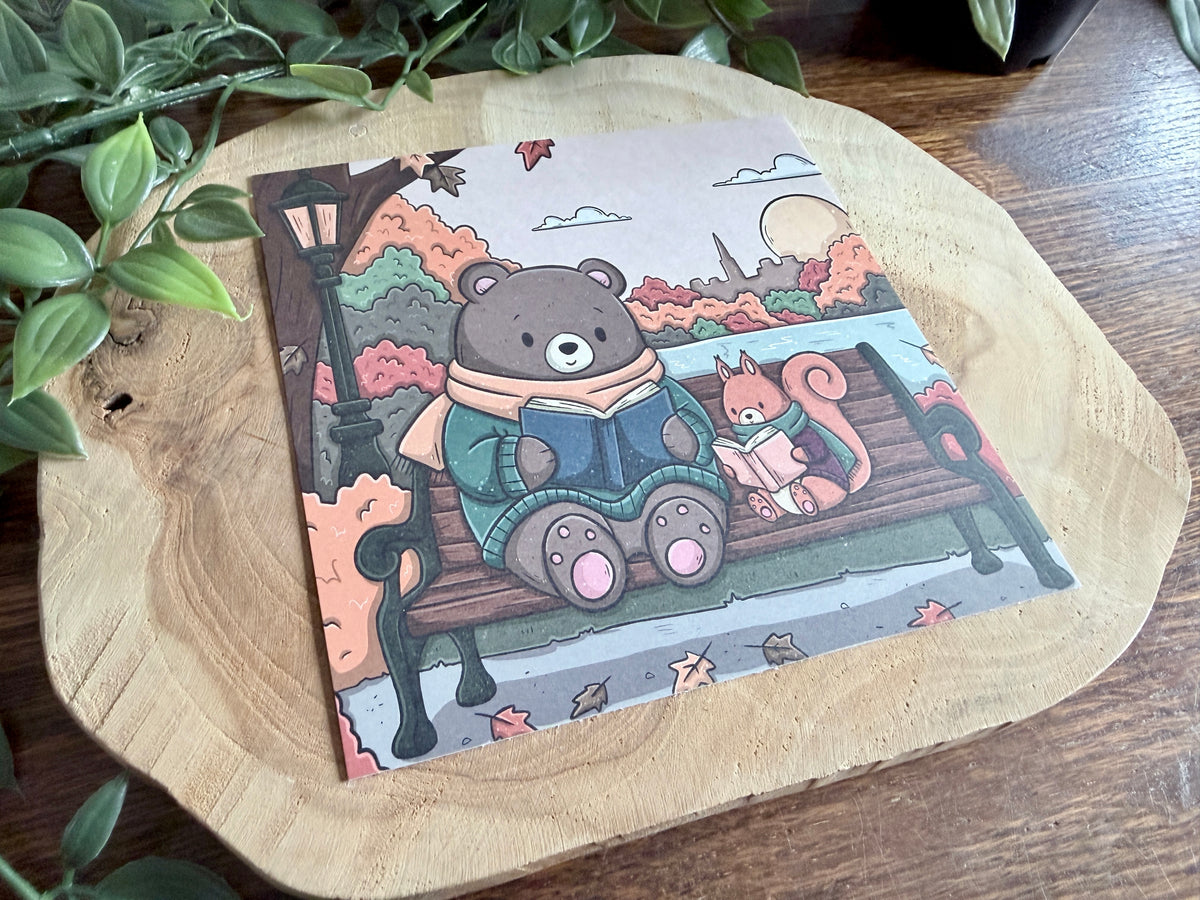 Carte postale : Cozy Park Read