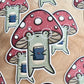 Frog & Mushroom Die Cut Sticker