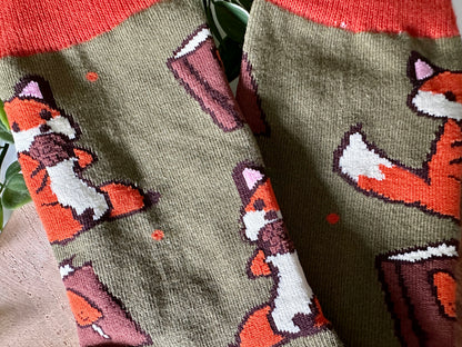 Chaussettes Fox & Book