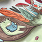 Froggie & Friends Reading Desk Mat / Gaming Mousepad