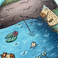 Capybara Lake Party Desk Mat / Gaming Mousepad