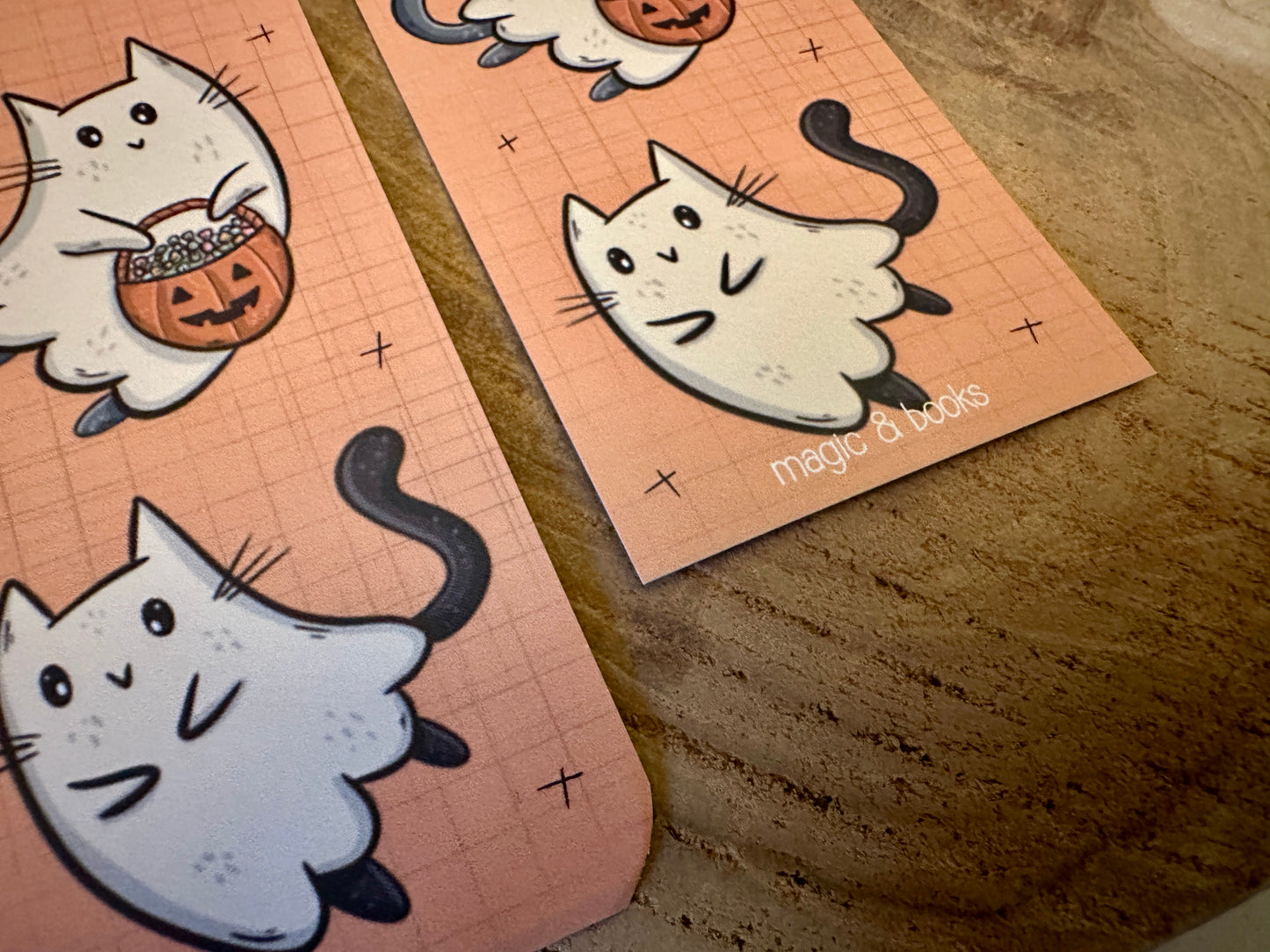 Marque-page Ghost Cats Halloween