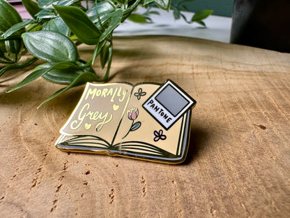 Morally Grey Romance Trope Enamel Pin