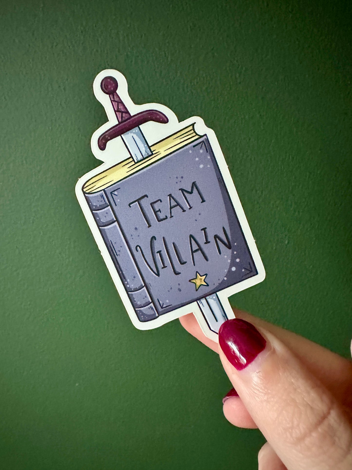 Autocollant Team Villain Die Cut