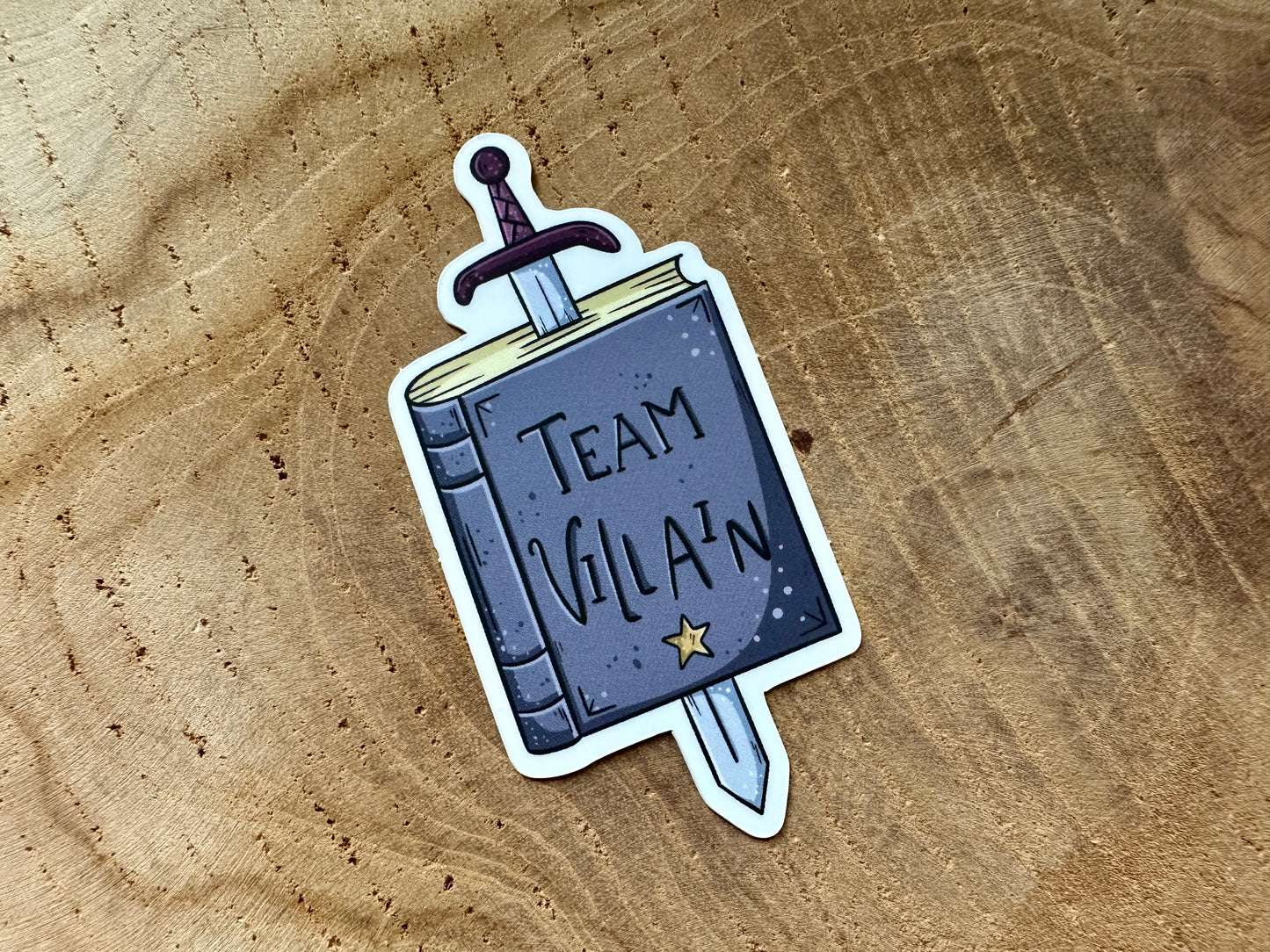 Autocollant Team Villain Die Cut