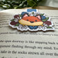 Marque-page magnétique de lecture Fox & Flowers