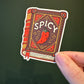 Autocollant Spicy Book Die Cut