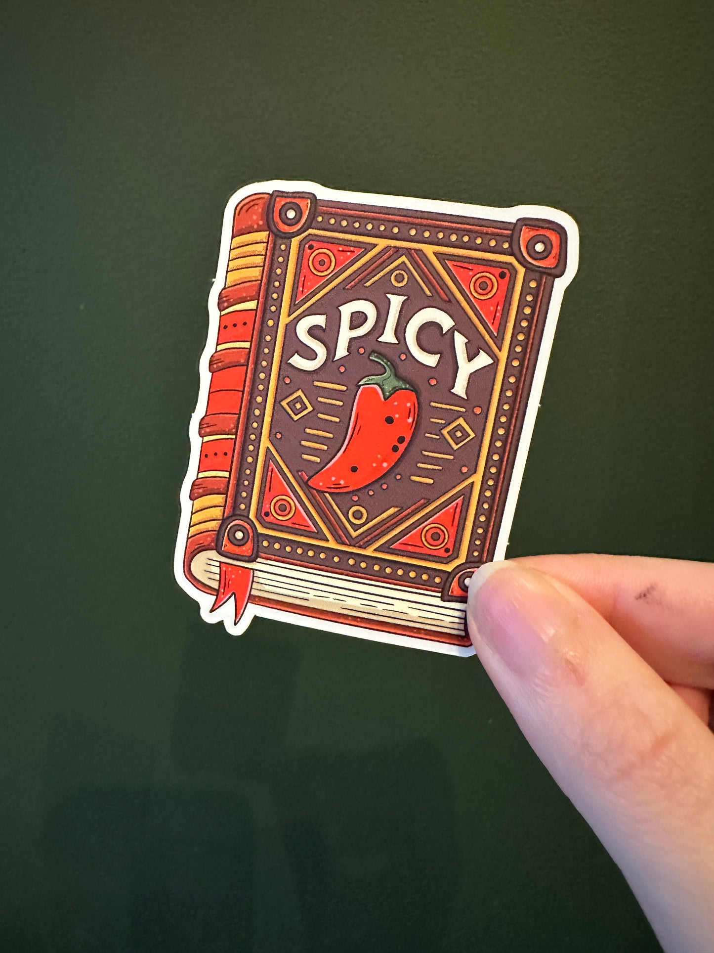 Autocollant Spicy Book Die Cut