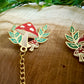 Champignons Enamel Collar Pin