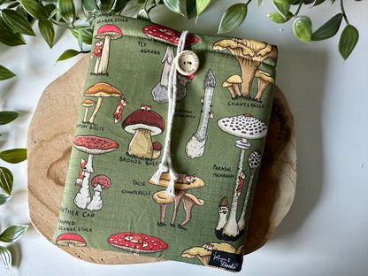 Fox's Guide to Wild Mushrooms E-Reader Sleeve (Own Design)