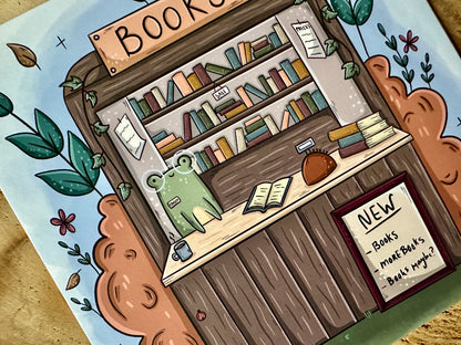 Froggie's Bookstore Postcard