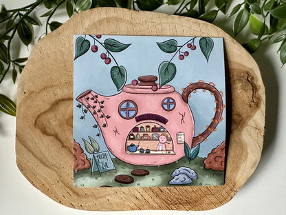 Axolotl's Tea Store Postcard