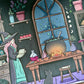 Inside the Witch's Cottage Desk Mat / Gaming Mousepad