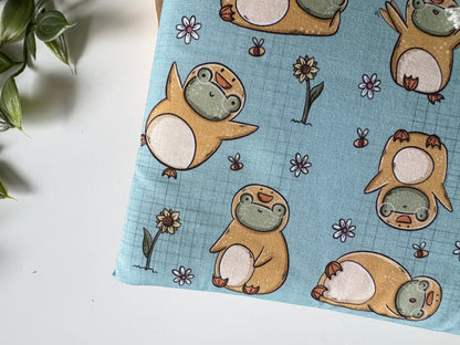 XL Frogs in Duck Suits Booksleeve (Own Design)