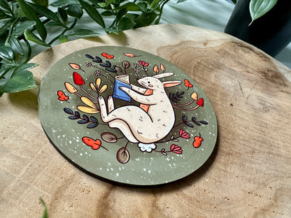 Reading Bunny Coaster