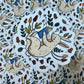 Autocollant Lapin qui lit Die Cut