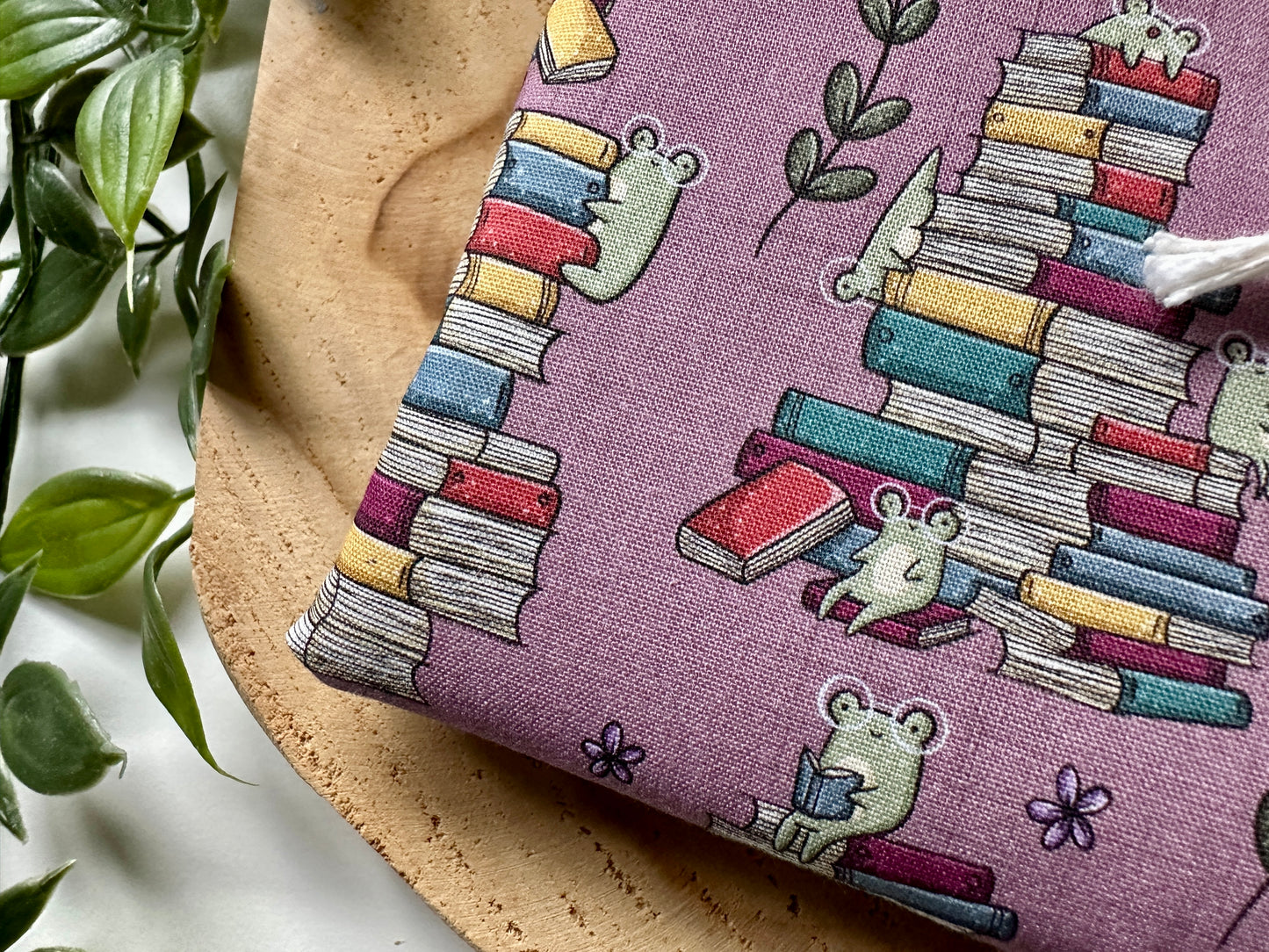 Froggie Book Stack E-Reader Sleeve (Own Design)