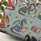 XL Reading Dragons Booksleeve (Own Design)