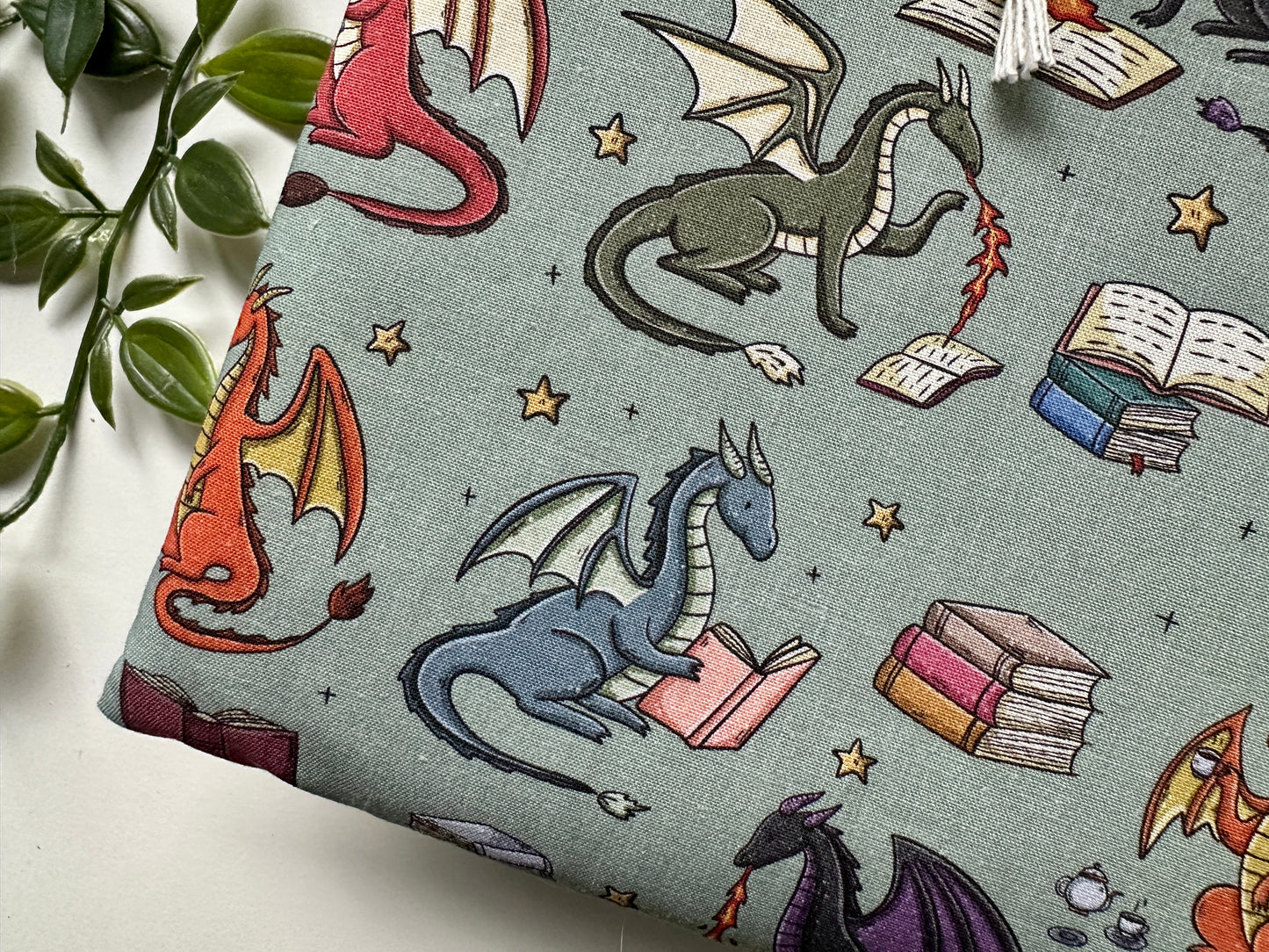 XL Reading Dragons Booksleeve (Own Design)