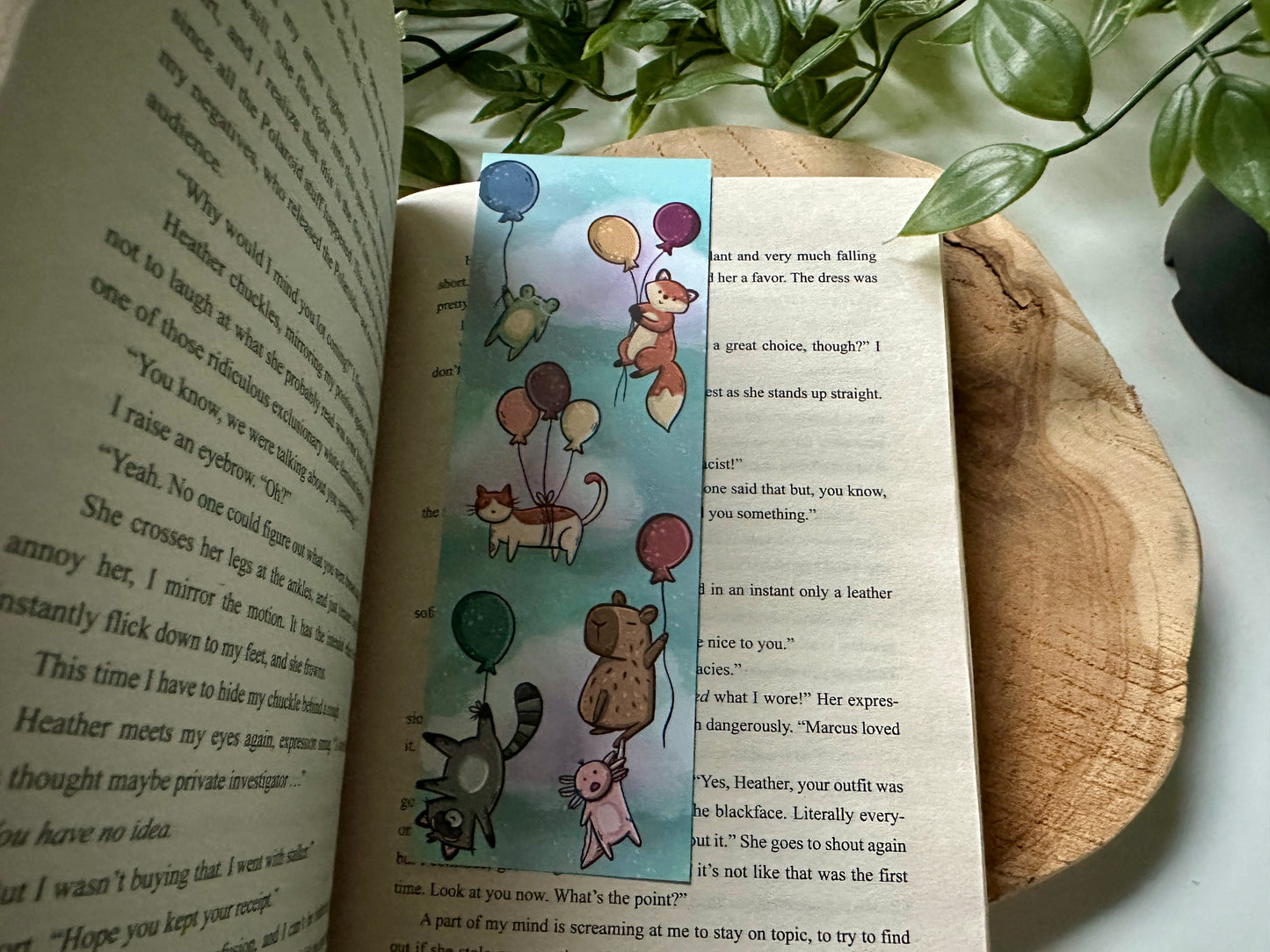 Balloon Friends Bookmark