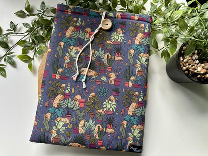 XL Capybara & Plants Booksleeve (Own Design)