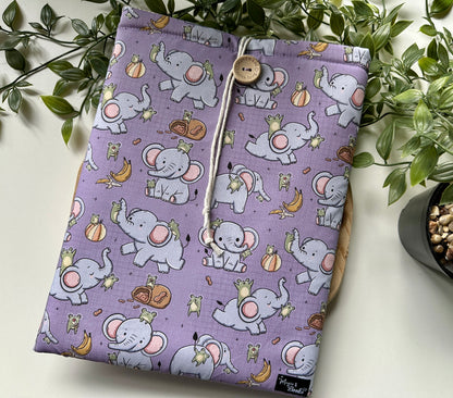 XL Froggie & Elephant Booksleeve (Own Design)