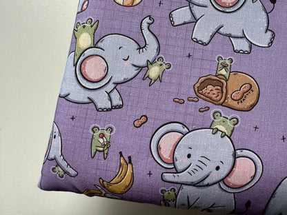 XL Froggie & Elephant Booksleeve (Own Design)