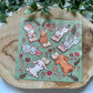 Bunny Reading Party Cleaning Cloth