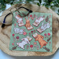 Bunny Reading Party Cleaning Cloth