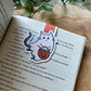 Marque-page magnétique de lecture Chat fantôme
