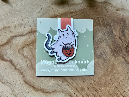 Ghost Cat Magnetische Boekenlegger