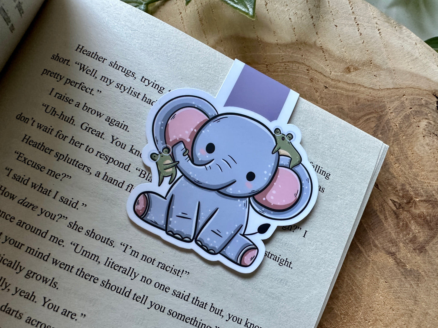 Froggie & Elephant Magnetische Boekenlegger