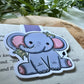 Marque-page magnétique Grenouille et éléphant