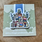 Marque-page magnétique Pile de livres Froggie