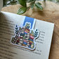 Marque-page magnétique Pile de livres Froggie