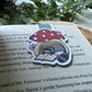 Marque-page magnétique Raton laveur et champignon