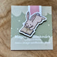 Marque-page magnétique Lapin qui lit