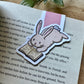 Marque-page magnétique Lapin qui lit